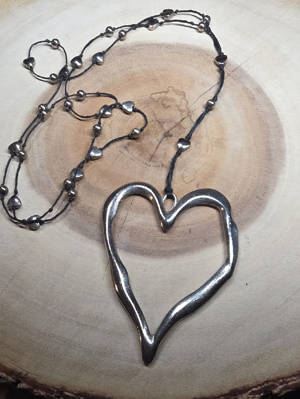 Open Heart Y Necklace